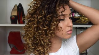 My Curly Hair Routine  Perfect Defined Curls [upl. by Eiromem]