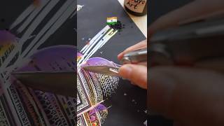 🇮🇳Taj Mahal Scratch Reveal What’s Hidden🌈india painting art [upl. by Akel711]