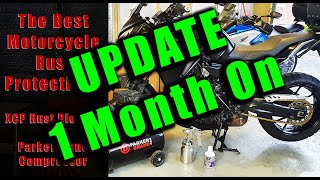 Short XCP Rust Blocker Update  1 Month On  Yamaha Tracer 700 [upl. by Margaux118]