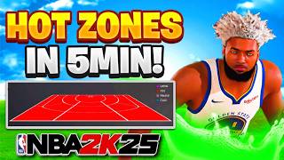 How to MAX HOT ZONES in 5 MINUTES  NBA 2K25 [upl. by Dnomed]