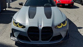 BMW M4 CSL v BEVERLY HILLS  Mansory Rolls Spectre Platinum Edition  Koza Bobkov [upl. by Wiley53]