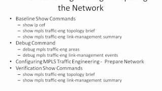 MPLS Video Cheat Sheet MPLS Traffic Engineering  Preparing the Network [upl. by Airetnahs]