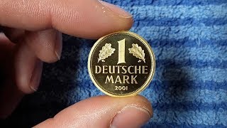 1 Mark Gold  Abschied der deutschen Mark [upl. by Nirret]