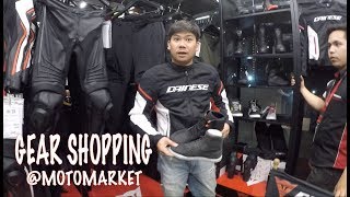 Gear shopping at Moto Market Alabang  Looking for a quality riding gear [upl. by Tortosa]