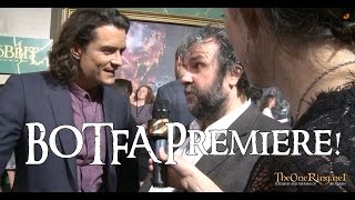 Happy Hobbit BOTFA Premiere [upl. by Nordin223]