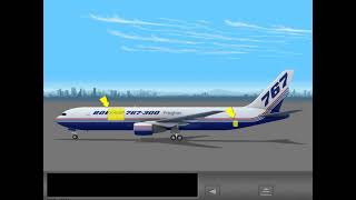 B767 Freighter [upl. by Sorrows]