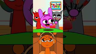 Pov Oren helps Pinki Gray and Raddy get more gifts in the Magic Box Incredibox tiktok shorts [upl. by Letsyrk]