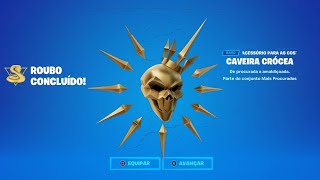 COMO COMPLETAR A MISSÃO CAVEIRA CRÓCEA MAIS RÁPIDO  FORTNITE [upl. by Bashemath669]