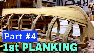 How to Build Ship Model Part 4  Planking [upl. by Oirazan147]