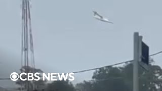 Video shows moments before Brazil plane crash in Vinhedo [upl. by Otrevlig]