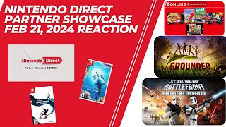 Nintendo Direct Partner Showcase Feb 21 2024 Reaction [upl. by Marcile]