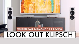 WHARFEDALE Speakers DIAMOND 124 Towers FLOORSTANDING SPEAKERS Review [upl. by Einehpets912]