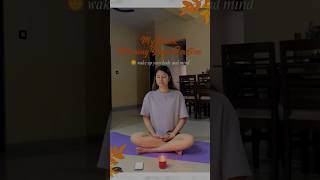 My Quick Energising Morning Yoga Routine 🌞🧘🏻 minivlog minivlog ytshorts yoga shorts trending [upl. by Einahteb379]