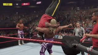 Quebecers Vs Beverley Brothers Wwe 2k23 [upl. by Ltney]