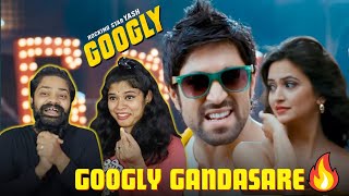 Googly  Googly Gandasare Full Song Video Song REACTION  Malayalam  Yash  Kriti Kharbanda [upl. by Ahsitruc]