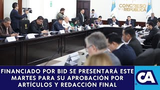 Agendan último paso para aprobar préstamo de US 120 millones para el INDE [upl. by Ayerf]