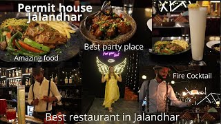 The permit house Jalandhar Model Town  best restaurant in Jalandhar  best party place in Jalandhar [upl. by Atirys]