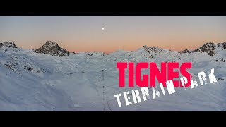 Snow park laps at Tignes Resort in France  French Alps [upl. by Ibrik]