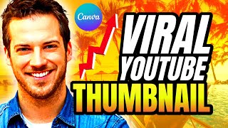 Viral Thumbnail Design for youtube  Canva Tutorial [upl. by Nylireg]