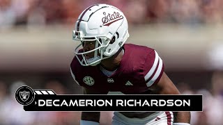 Raiders Select CB Decamerion Richardson  Highlights  2024 NFL Draft [upl. by Jerome]