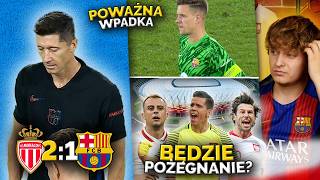 Barcelona PRZEGRAŁA z AS Monaco BŁĄD ter Stegena… POŻEGNANIE Szczęsnego Grosickiego i Krychowiaka [upl. by Kired304]