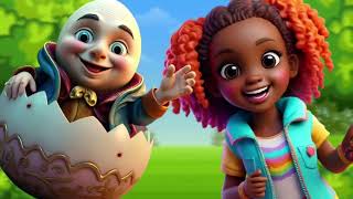 Humpty Dumpty Sat on a Wall Nursery Rhymes for Kids  Fun Cartoon song Humpty Dumpty🥚 [upl. by Violette]