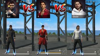 ALOK VS K VS DIMITRI ABILITY TEST FREE FIRE [upl. by Harman677]