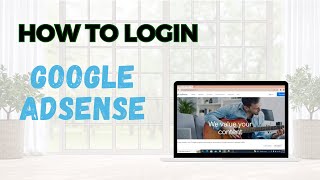 How to Login Google AdSense Account [upl. by Rj]