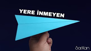 Yere İnmeyen Kağıttan Uçak Yapımı V2 [upl. by Ahsilahk947]