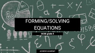 Cant Understand FormingSolving Equations Its This Easy  GCSE maths [upl. by Dahcir899]