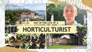 Day in the Life of a Horticulturist  Vizcaya Museum and Gardens Cameron Sweisthal [upl. by Shellans]