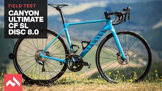 2021 Canyon Ultimate CF SL Disc 8 road bike review impeccable value [upl. by Johnsson284]