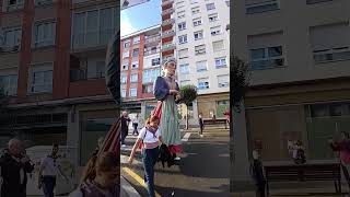 Gigantes de ZuBira Portugalete en el ERRALDOI EGUNA en Portugalete 09112024 [upl. by Adnolehs]