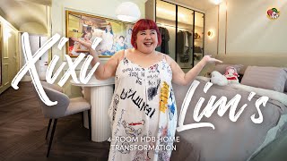 Xixi Lim’s Art Deco 4Room HDB Home Tour  Get ID [upl. by Riti923]