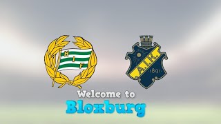 Hammarby  AIK derby  wtb fotboll [upl. by Anerev173]