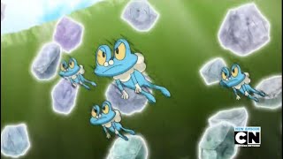 Pokemon Froakie vs Onix [upl. by Clayborn]