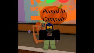 Redcliff City Home Depot halloween event  Pumpkin Catapult [upl. by Iturk]