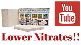 marine pure block to lower nitrates in saltwater aquarium [upl. by Cressi4]