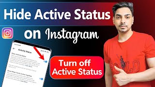 How to turn off active status on instagram  Instagram active status off kaise kare New Update 2023 [upl. by Jonina]