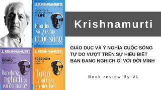 Bộ 3 cuốn sách của Krishnamurti I Review sách  Sách hay 20 [upl. by Luehrmann]