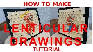 TUTORIAL How to draw MAGIC LENTICULAR DRAWINGS [upl. by Mendie]