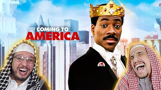 Coming to America 1988 First Time Watching Reaction Arab Muslim Brothers Reaction [upl. by Acemahs]