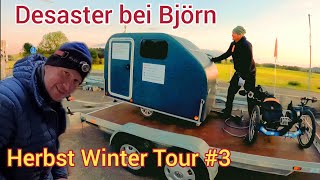 15 Prozent Steigung mit 370 kgHerbstWinter Tour 3 [upl. by Winslow308]