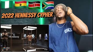 Hennessy Cypher 2022 ft MI 🇳🇬 Vector🇳🇬 Manifest🇬🇭 A Reece🇿🇦 Octopizzo 🇰🇪 REACTION VIDEO [upl. by Storz59]