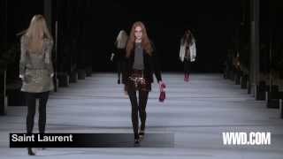 Saint Laurent RTW Fall 2014 [upl. by Cirdes]