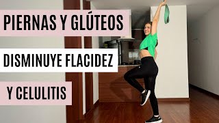 Rutina para DISMINUIR LA FLACIDEZ DE PIERNAS Y GLÚTEOS  CON ESTIRAMIENTO Y CALENTAMIENTO  33 Min [upl. by Jeffrey]