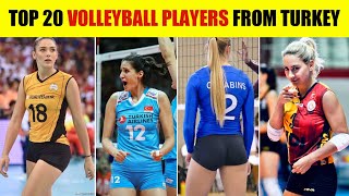 20 MOST BEAUTIFUL VOLLEYBALL PLAYERS FROM TURKEY 2023  BEAUTIFUL VOLLEYBALL PLAYERS ebrar Karakurt [upl. by Norse]