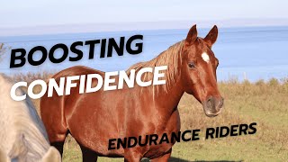 🏇🏼 Endurance Riding  Building Confidence in Endurance Horses Who Wont Lead 🫣  GoPro [upl. by Ehcar]