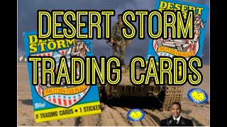 4K DESERT STORM TRADING CARDS [upl. by Nal]