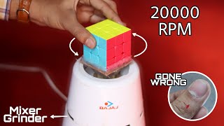 Fastest Rotating Rubiks Cube in The World  Rotating Cube At 20000 RPM  Rubiks World Record [upl. by Clawson913]